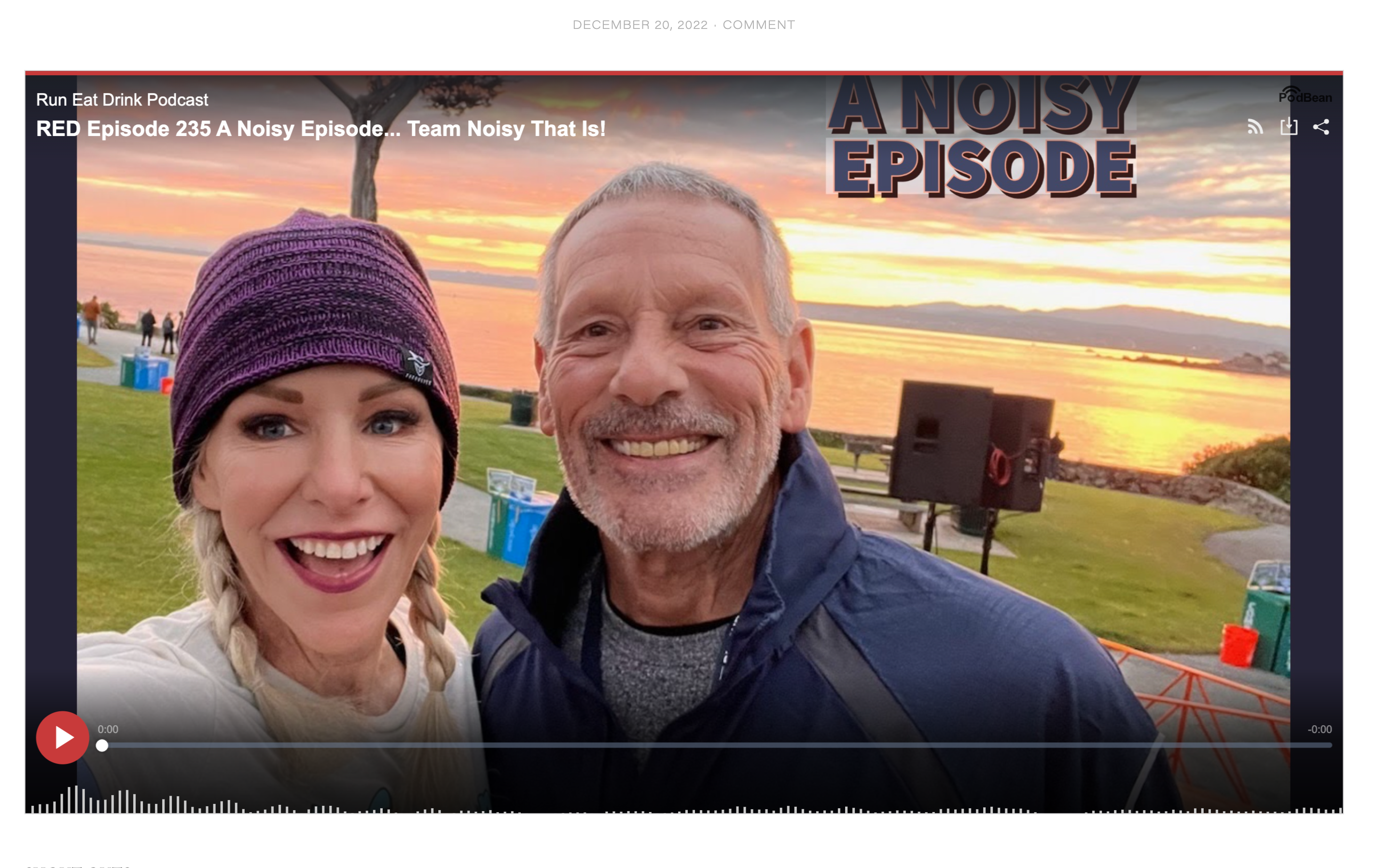 Rudy and Fitz: RunEatDrink Team Noisy