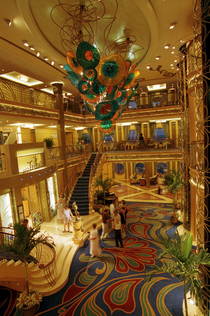 Disney Wonder Atrium Lobby - Fitzness.com
